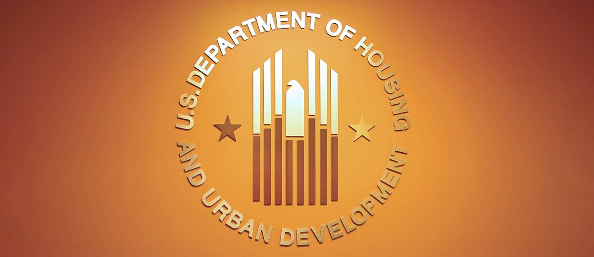 US Department of Housing and Urban Development laminate sign