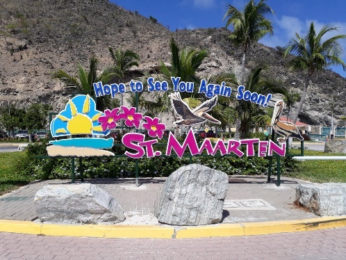 Colorful St. Maarten signage